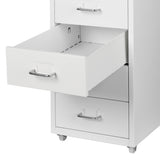 Levede 6 Drawer Office Cabinet Drawers White-1922897593835327493