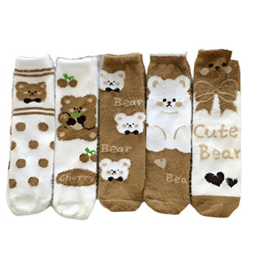NNETM Women’s Warm Velvet Mid-Calf Socks (10 Pairs)