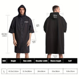 NNETM Quick Dry Hooded Surf Poncho Towel Robe