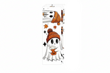 3-Piece Autumn Halloween Window Stickers of Cute Ghost