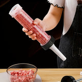 NNETM Manual Sausage Maker Kit Handheld Salami Filler