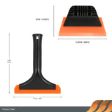 5-Inch Mini Silicone Squeegee – Small Rubber Water Blade for Car Windshields, Shower Glass, Windows & Mirrors