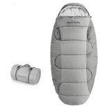 NNETM Thicken Warm Lightweight Sleeping Bag With Storage Bag - Cloudy Grey