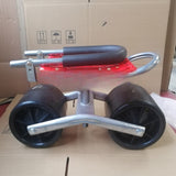 NNETM Garden Sled Cart with Two Wheels