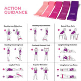 NNETM 17pcs Fitness Resistance Bands Set – Medium Tension