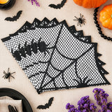 20pcs, Napkins, Spider Web Paper Napkins, Spider Web Shaped Irregular Paper Napkins, Halloween Party Decorations for Home, Spooky Halloween Table Decor, Halloween Party Supplies, Happy Halloween Gifts, Event Party Napkins