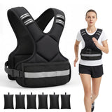 NNETM Adjustable Weighted Vest 2–10kg for Training