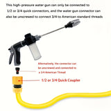 NNETM Portable High-Pressure Car Wash Spray Gun