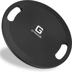 NNETM 1pc Balance Board - Non-Slip Exercise Trainer(Black)