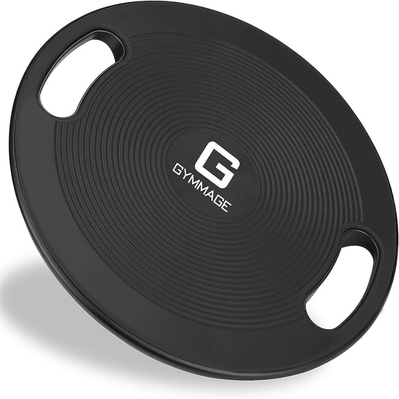 NNETM 1pc Balance Board - Non-Slip Exercise Trainer(Black)