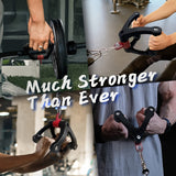 NNETM Ergonomic Triangle V-Shaped Grip Handle - Non-Slip TPE Resistance Band Attachment(Red)