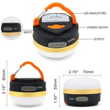 NNETM LED Camping Lantern Rechargeable Portable Tent Light