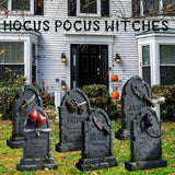 NNETM Halloween Tombstone Yard Signs Decor (6pcs)