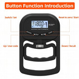 NNETM Digital Grip Strength Trainer – 180KG Electronic Hand Dynamometer