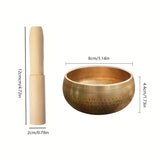 NNETM Harmony Haven: Handcrafted Singing Bowl Set for Yoga, Meditation, and Healing