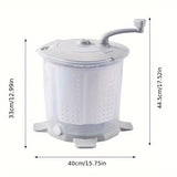 NNETM Manual Laundry Machine Hand Crank