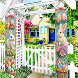 NNETM Easter-Themed Door Banners with Rabbits & Eggs (1 Pair)