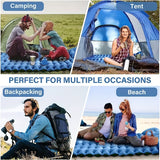 NNETM Double Self-Inflating Sleeping Pad with Pillow