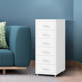 Levede 6 Drawer Office Cabinet Drawers White-1922897593835327496