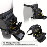 NNETM Motorcycle Leg Waist Bag