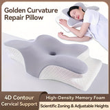NNETM Butterfly Memory Foam Pillow for Neck and Head Support