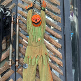 NNETM Pumpkin Head Pendant Halloween Decor with Sound and Lights