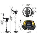 NNETM Metal Detector with Shovel and Display