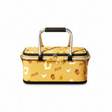 Double-Layer Insulated Picnic Basket Bag