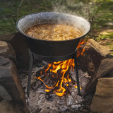 NNETM Heavy-Duty Foldable Fire Pit Tripod Stand