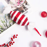 NNEOBA 4PCS Large Red Candy Cane Christmas Ball Ornaments