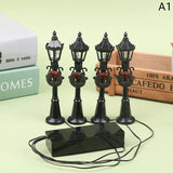 NNEOBA Mini Christmas Street Light Models Set (4 Pcs)