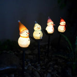 NNEOBA Snowman Solar Christmas Lights Outdoor Lawn Decorations