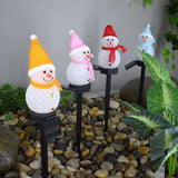 NNEOBA Snowman Solar Christmas Lights Outdoor Lawn Decorations
