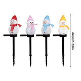 NNEOBA Snowman Solar Christmas Lights Outdoor Lawn Decorations