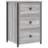 NNEVL Bedside Cabinets 2 pcs Grey Sonoma 40x36x60 cm Engineered Wood