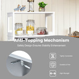NNECW Storage Cabinet Display Shelf with Durable Material for Bathroom