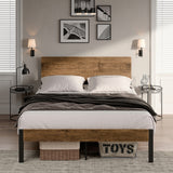 Levede Metal Bed Frame Queen Mattress-1919892911491780615
