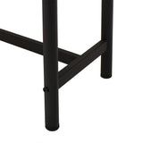 Levede 1x Dining Table +1x Bench Set Steel Home Kitchen Farmhouse Brown-1910113302315405315