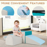 NNECW 4 Pieces Foam Climb and Crawl Activity Play Set for Toddlers