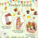NNETM Mini Easter Bunnies, Ducks, and Carrot Ornaments (20pcs)