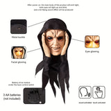 NNETM Witch Hanging Decoration Glowing Eyes