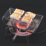 NNETM Foldable Portable Stainless Steel Barbecue Grill