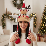 Christmas Reindeer Knitted Hat 3D Adult Wear