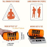 NNETM Emergency Survival Shelter Tent for 2 Persons