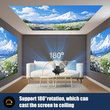 NNETM HY320 Mini Smart Projector – Native 1080P, WiFi 6 & Android 11 Portable Projector