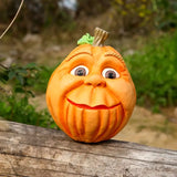 NNETM Ghoulishly Glamorous Pumpkin Resin Art