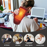 NNETM USB Heated Neck Wrap with Massage(Black)