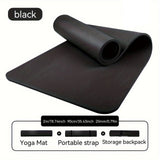 NNETM Extra-Large, Thick Non-Slip Yoga Mat High-Grip 20mm Honeycomb Foam(Black)