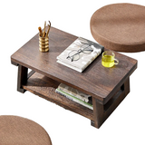 NNEOBA Adjustable Solid Wood Tatami Tea Table - Versatile Folding Japanese Household Furniture