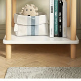 NNETM Sleek Wood-Based Panel and Hardwood Design Side Table